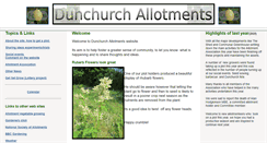 Desktop Screenshot of dunchurchallotments.org.uk